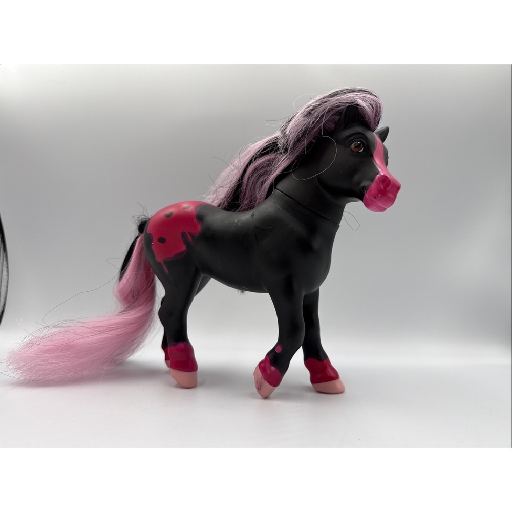 BREYER Jasmine Color Changing Pony Horse! 7" Retired! Black & Hot Pink! 2010